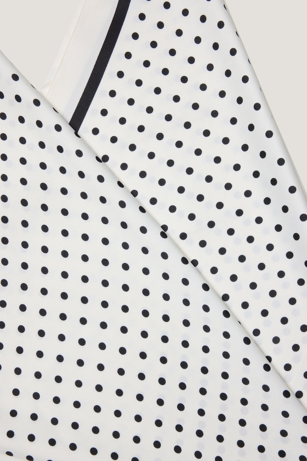 Polka Dot Oversized Square Scarf White - Dynamite