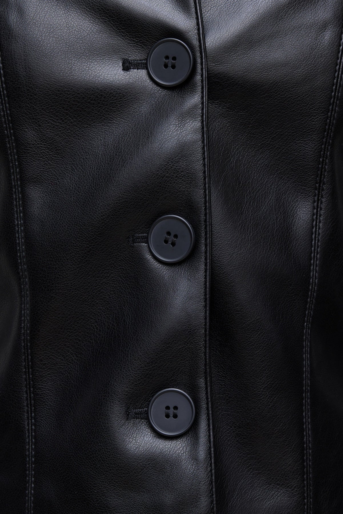 Charlotte Short Faux Leather Jacket Black - Dynamite