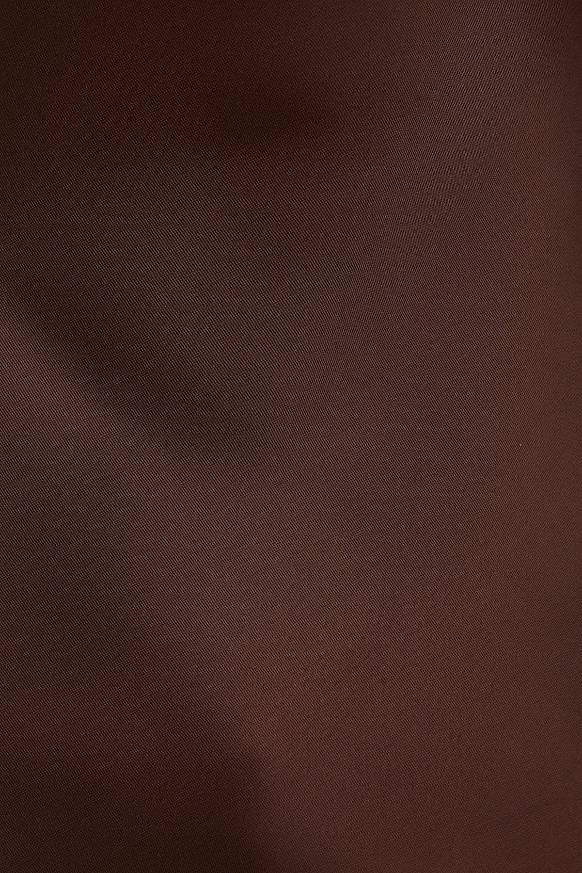 Asymmetric Satin Halter Blouse Brown - Dynamite