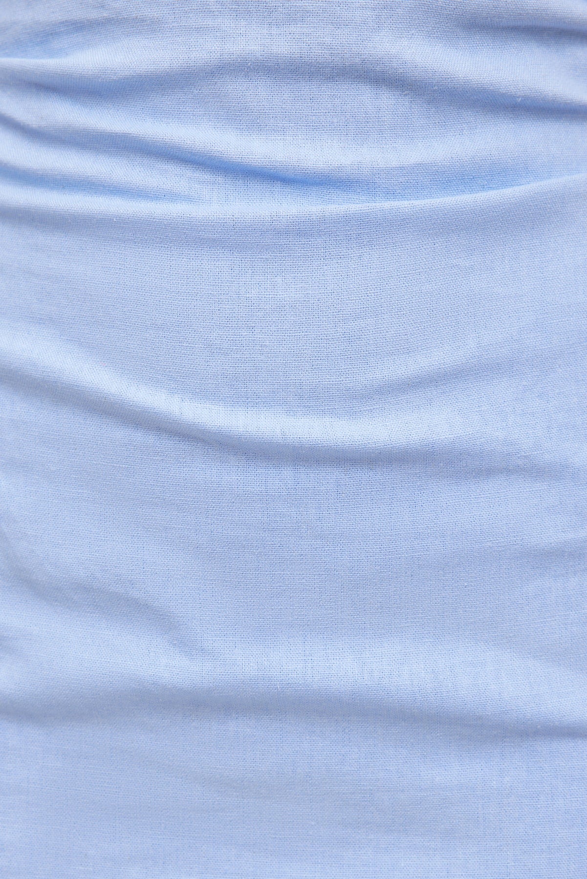 Linen Off Shoulder Mini Dress Blue - Dynamite