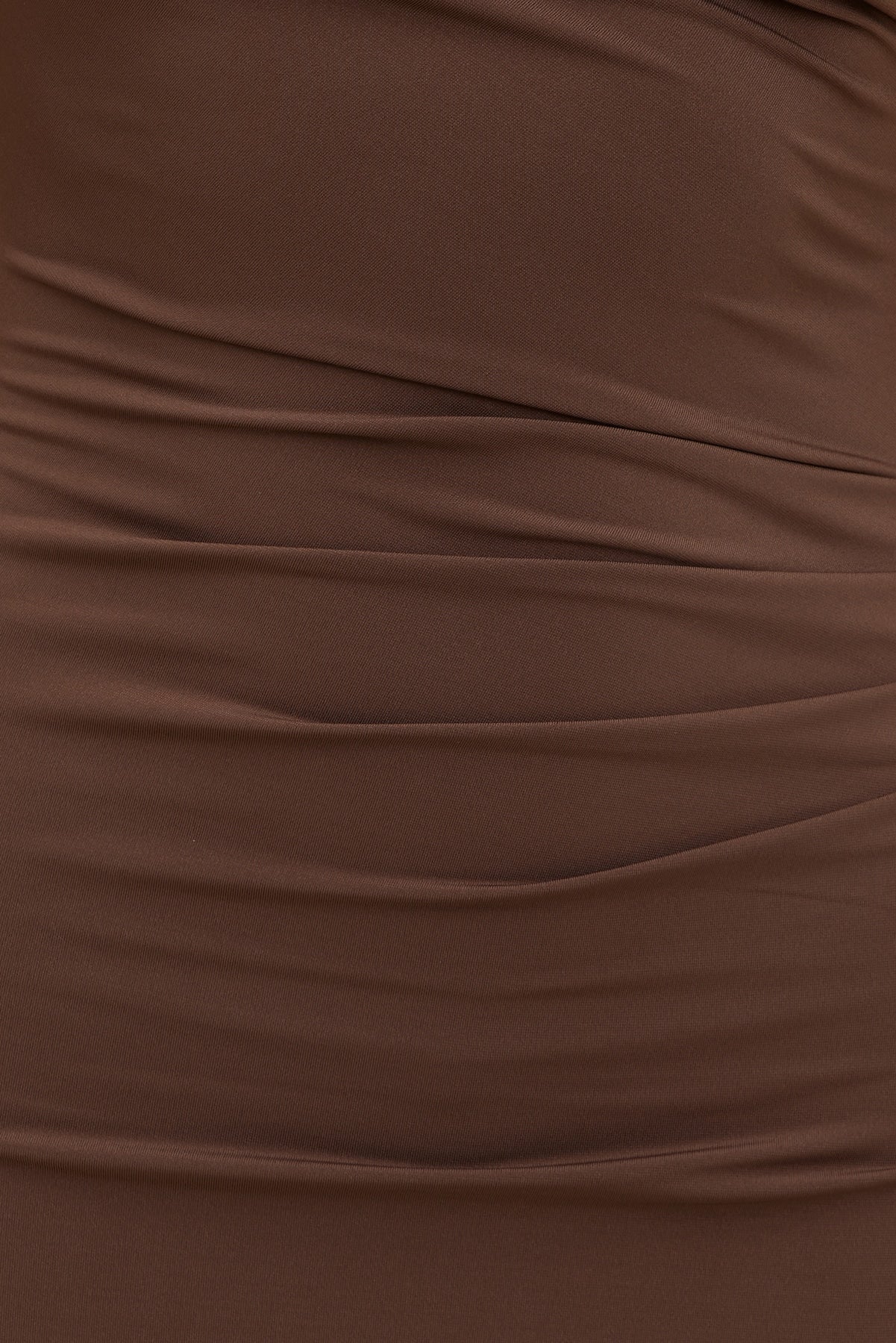 Zoe Sculpt Maxi Dress Brown - Dynamite
