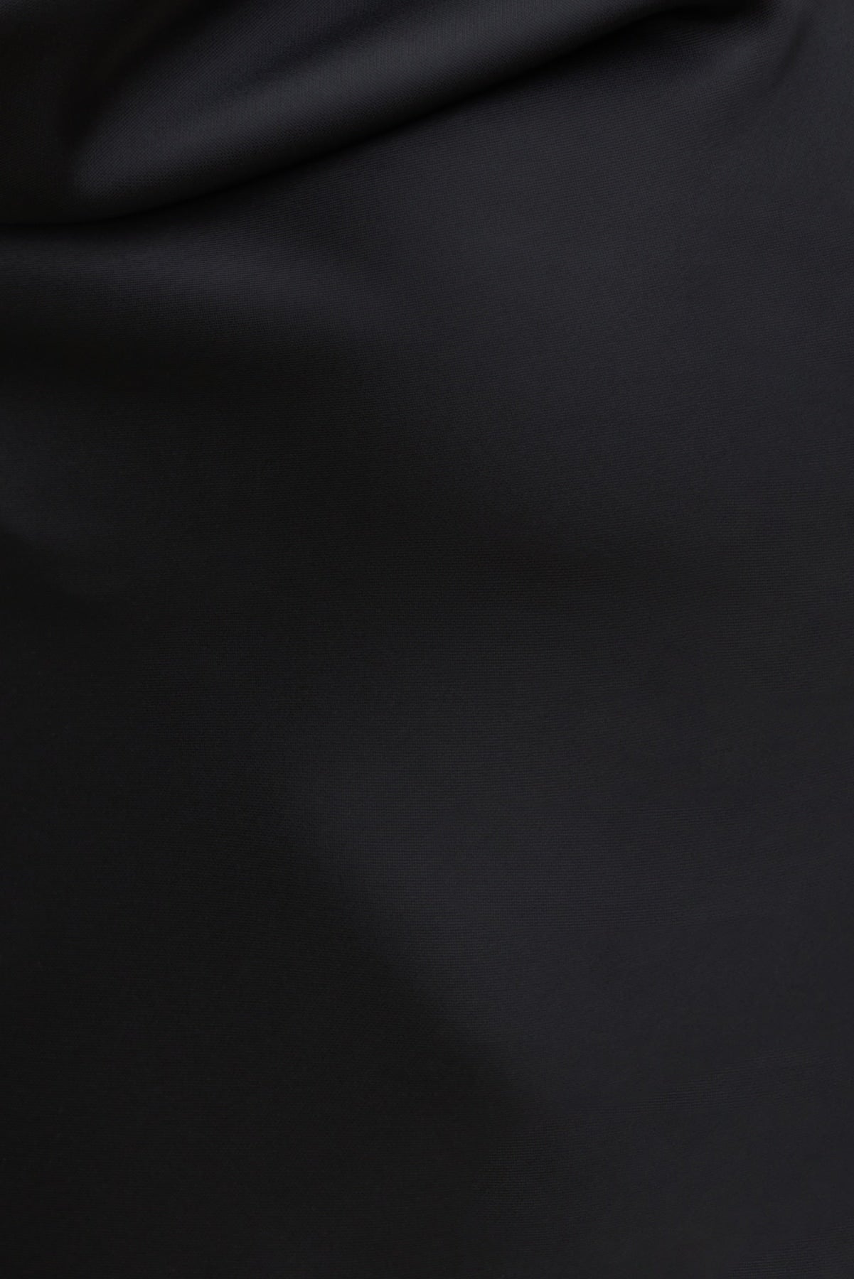 Camila Satin Cowl Halter Neck Blouse Black - Dynamite