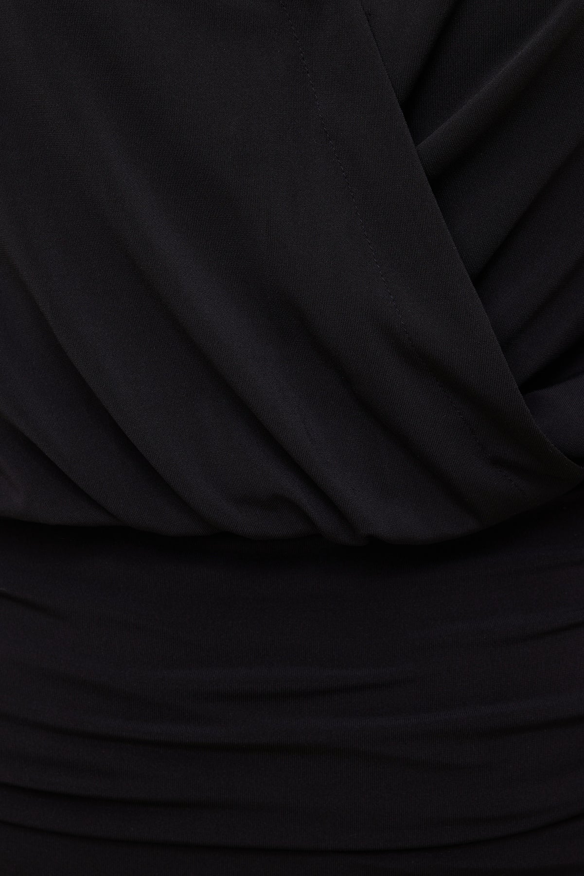 Sculpt Mini Shirt Dress Black - Dynamite