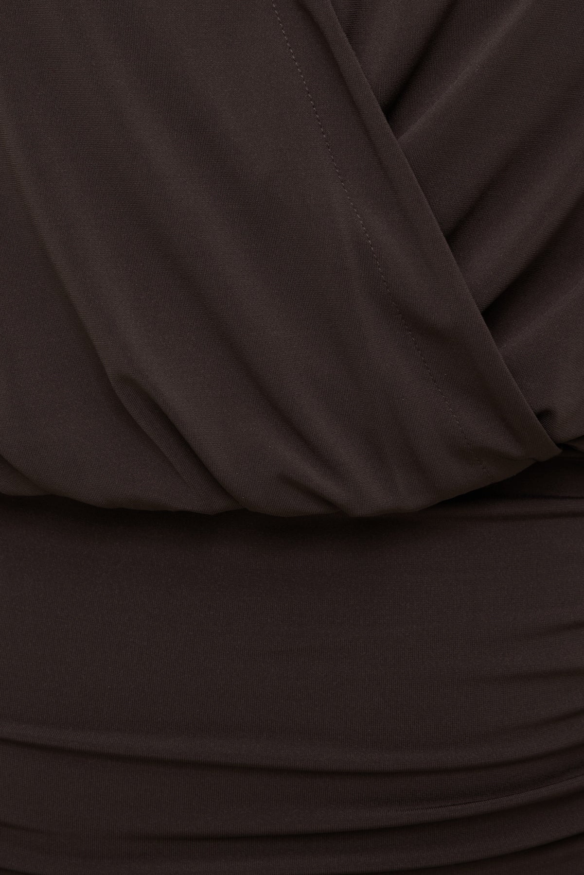 Sculpt Mini Shirt Dress Brown - Dynamite