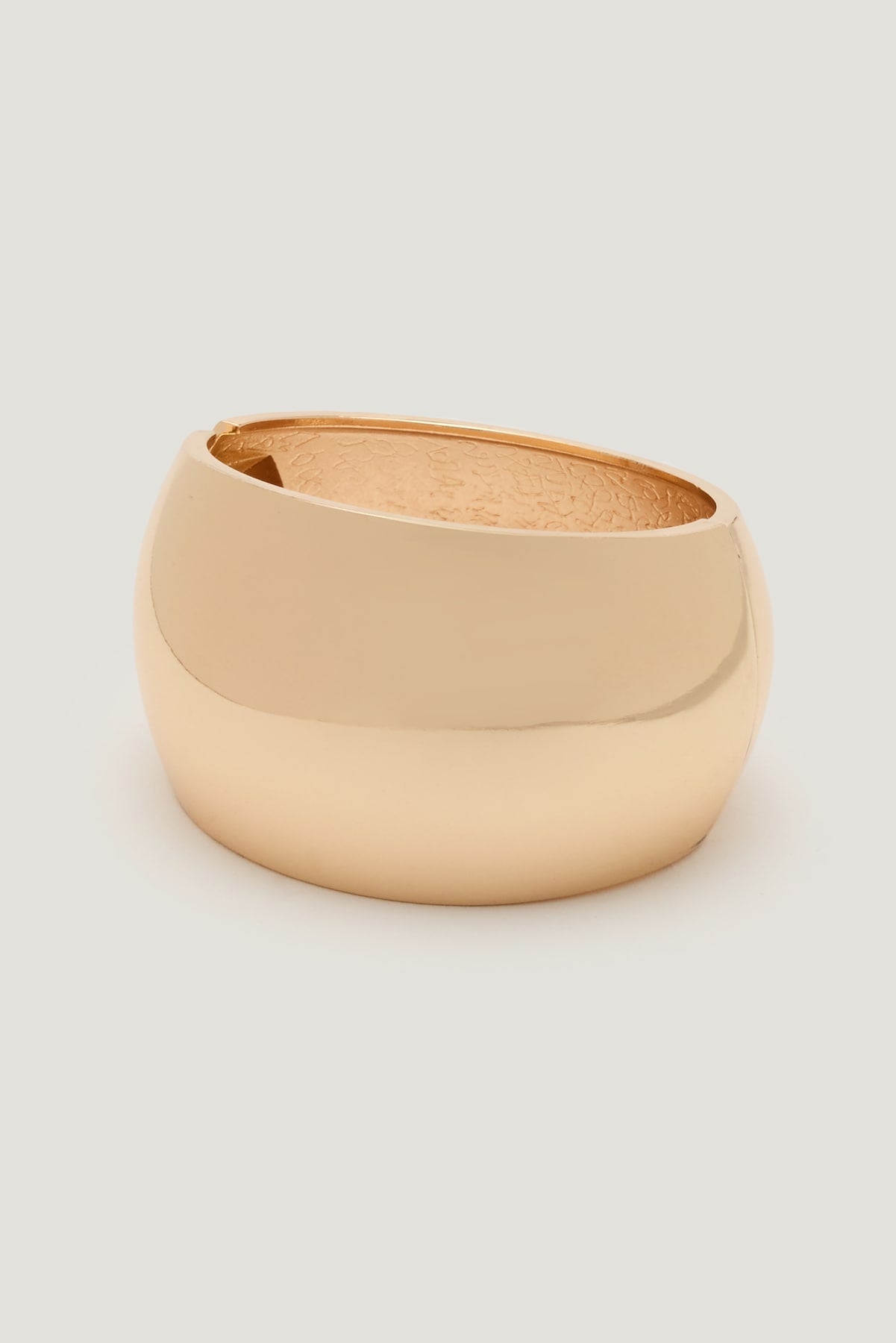 Oversized Chunky Snap Bangle Bracelet Yellow - Dynamite