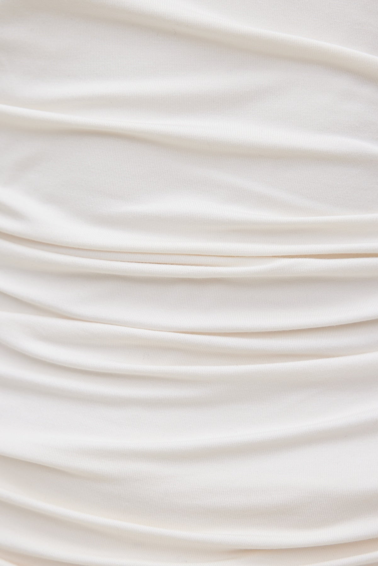Draped Long Sleeve Top Beige - Dynamite