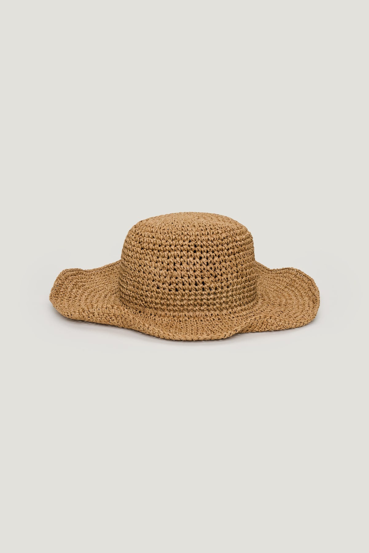 Straw Bucket Hat Beige - Dynamite