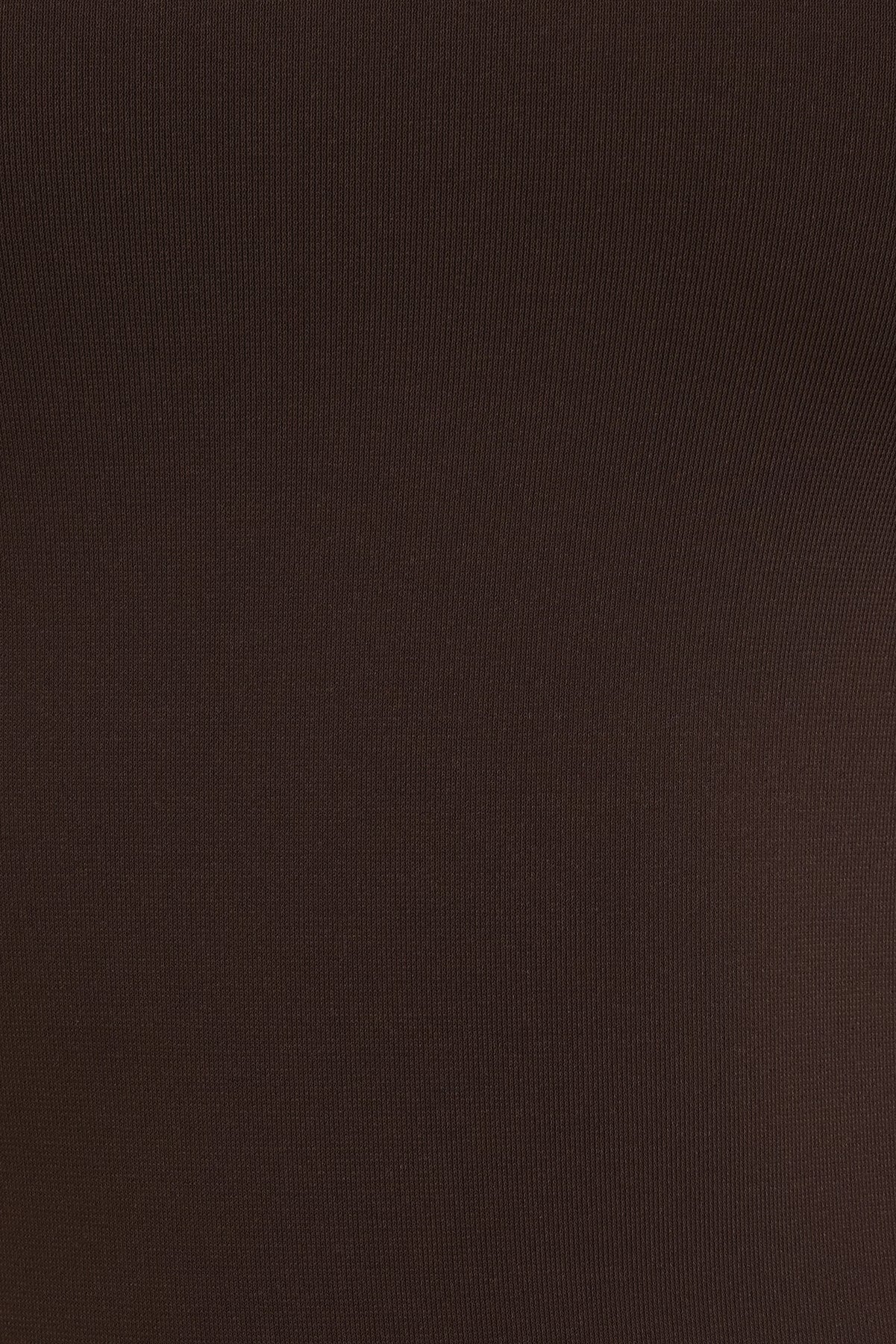 Nola Sculpt Long Sleeve Top Brown - Dynamite
