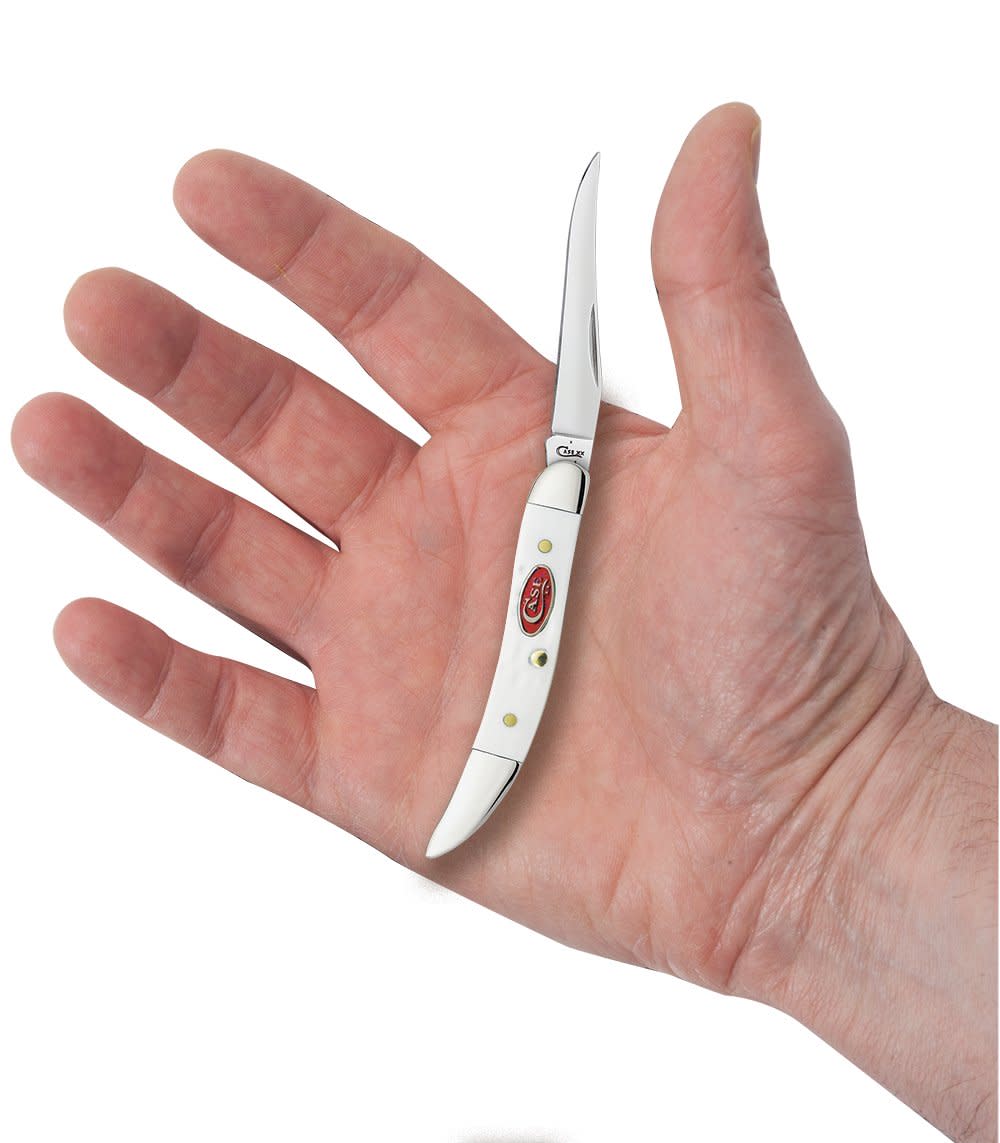 Case Knives SparXX™ White Synthetic Small Texas Toothpick Knife