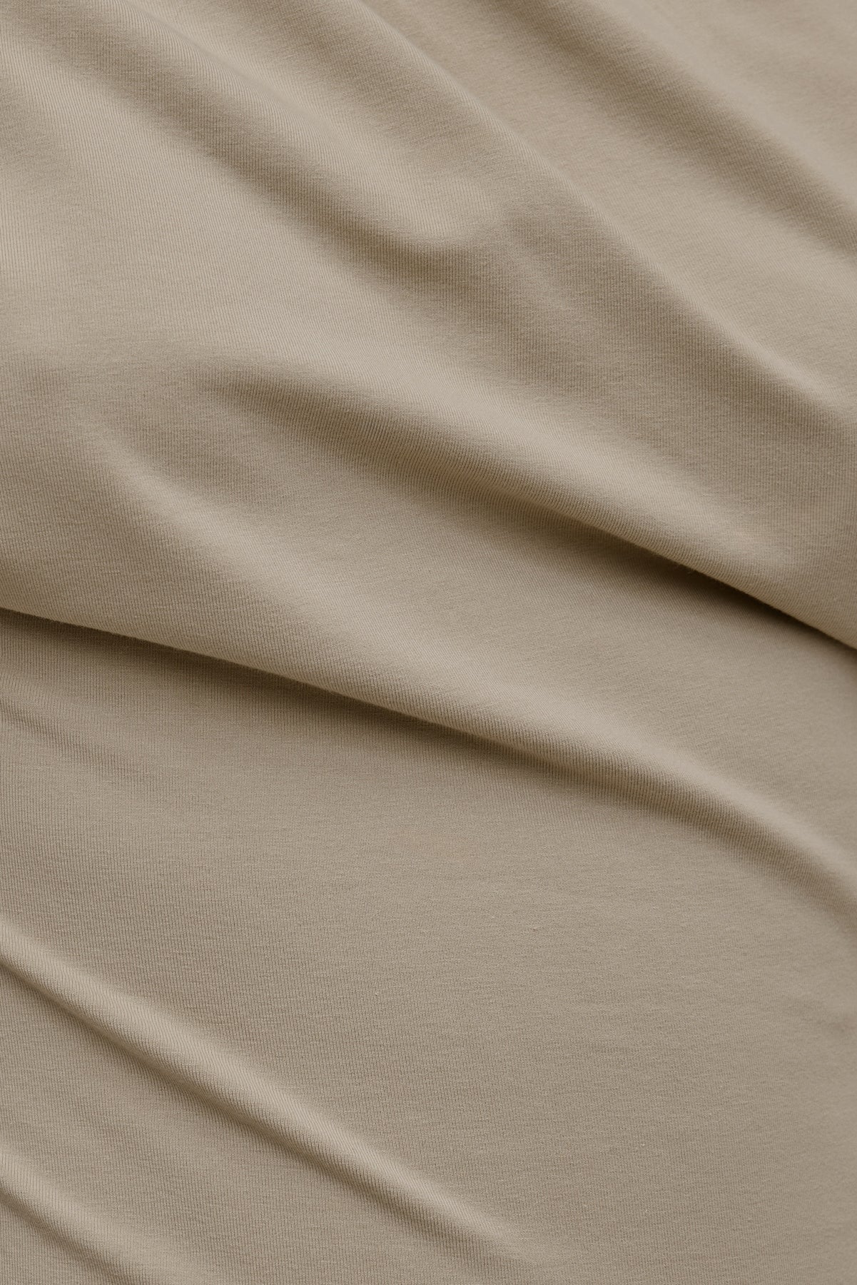 Alexa Cotton Spandex T Shirt Beige - Dynamite