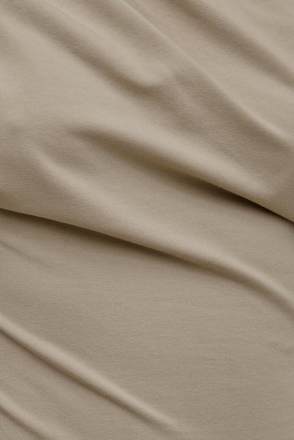 Alexa Cotton Spandex T Shirt Beige - Dynamite