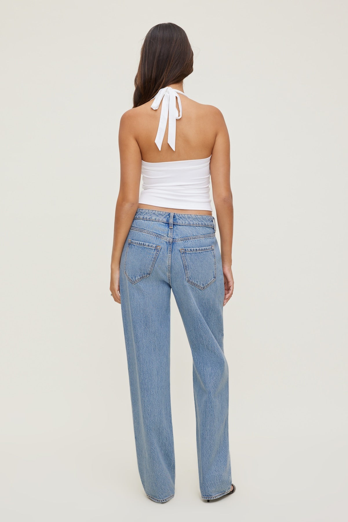 Sculpt Halter Top White - Dynamite