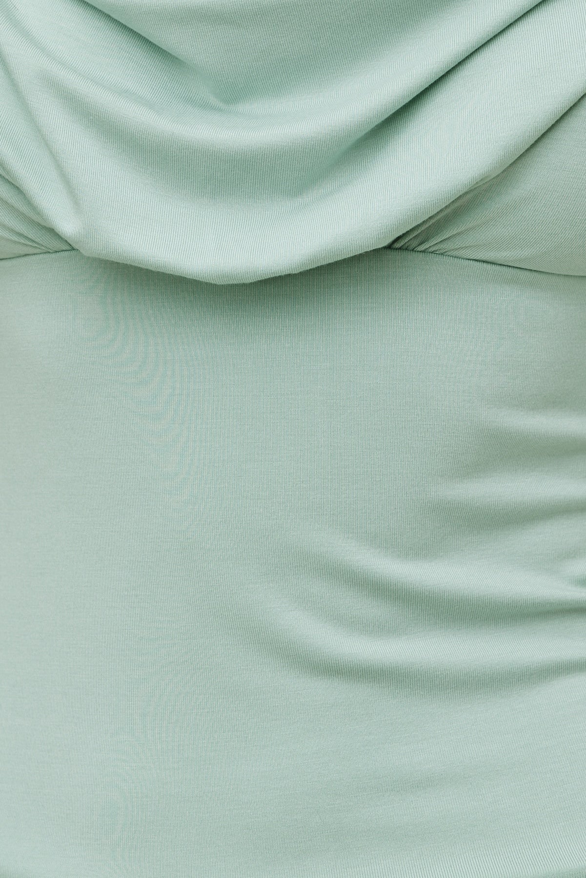 Draped Scoop Neck Top Blue - Dynamite