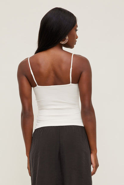Monet Mesh Top White - Dynamite