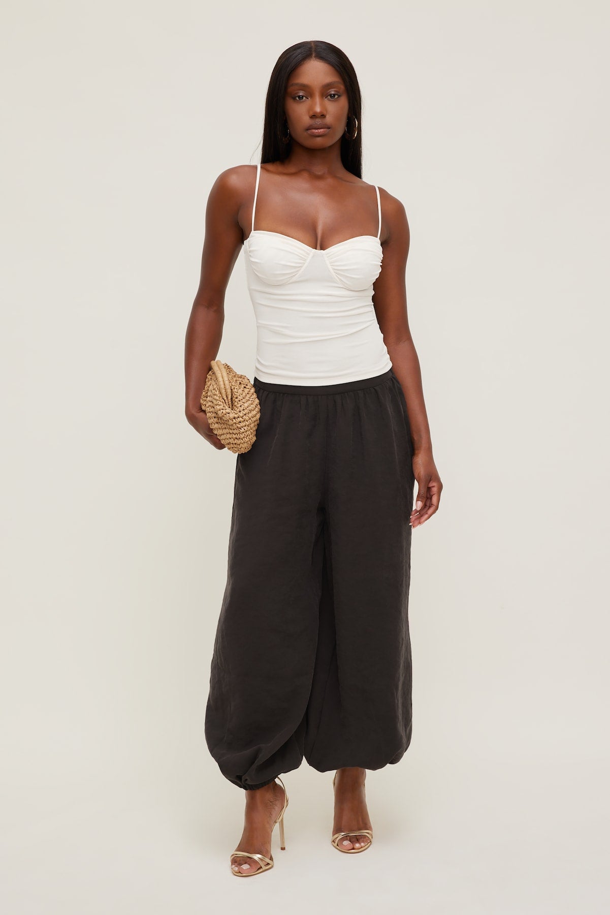 Monet Mesh Top White - Dynamite