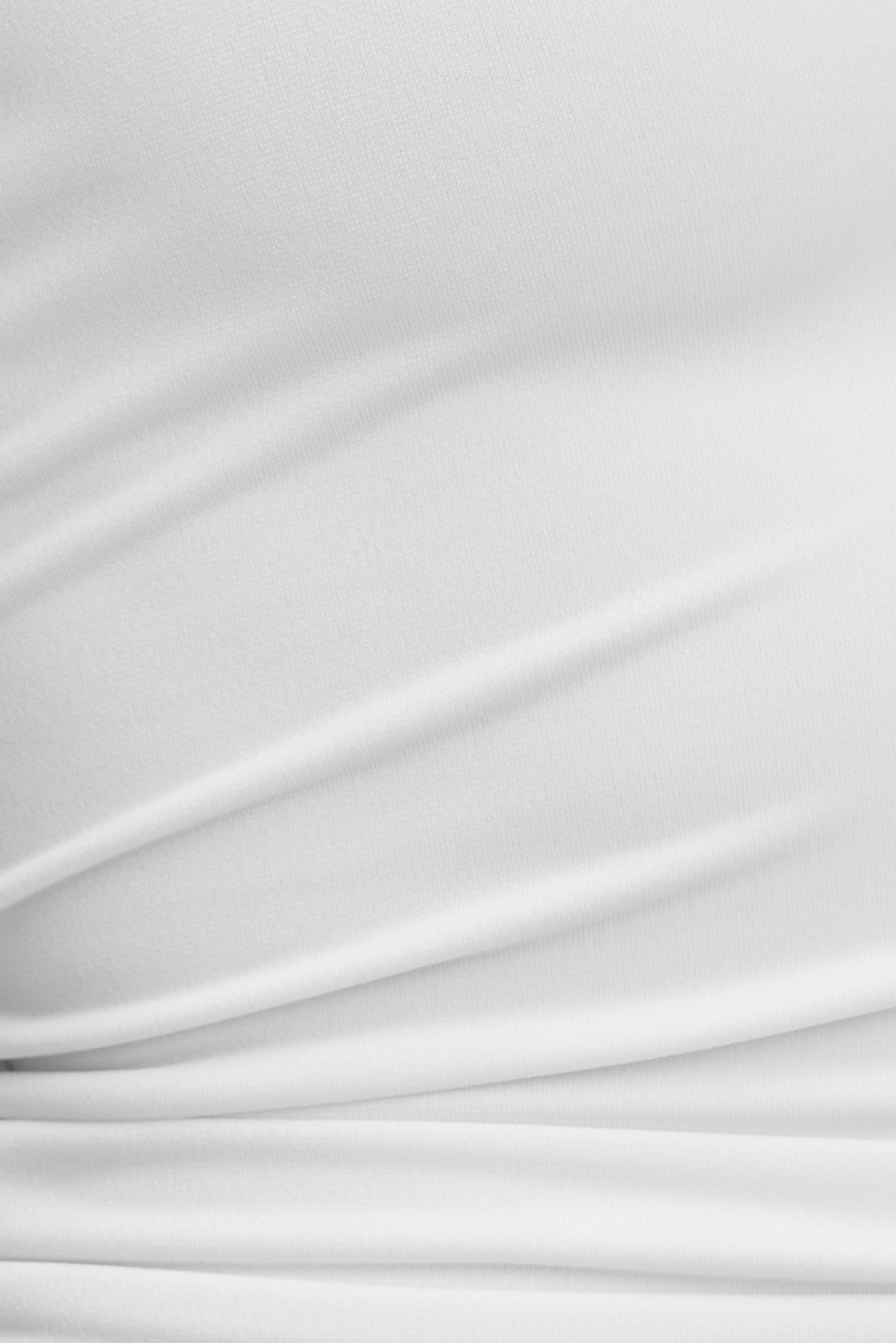 Sculpt Plunge Halter Top White - Dynamite