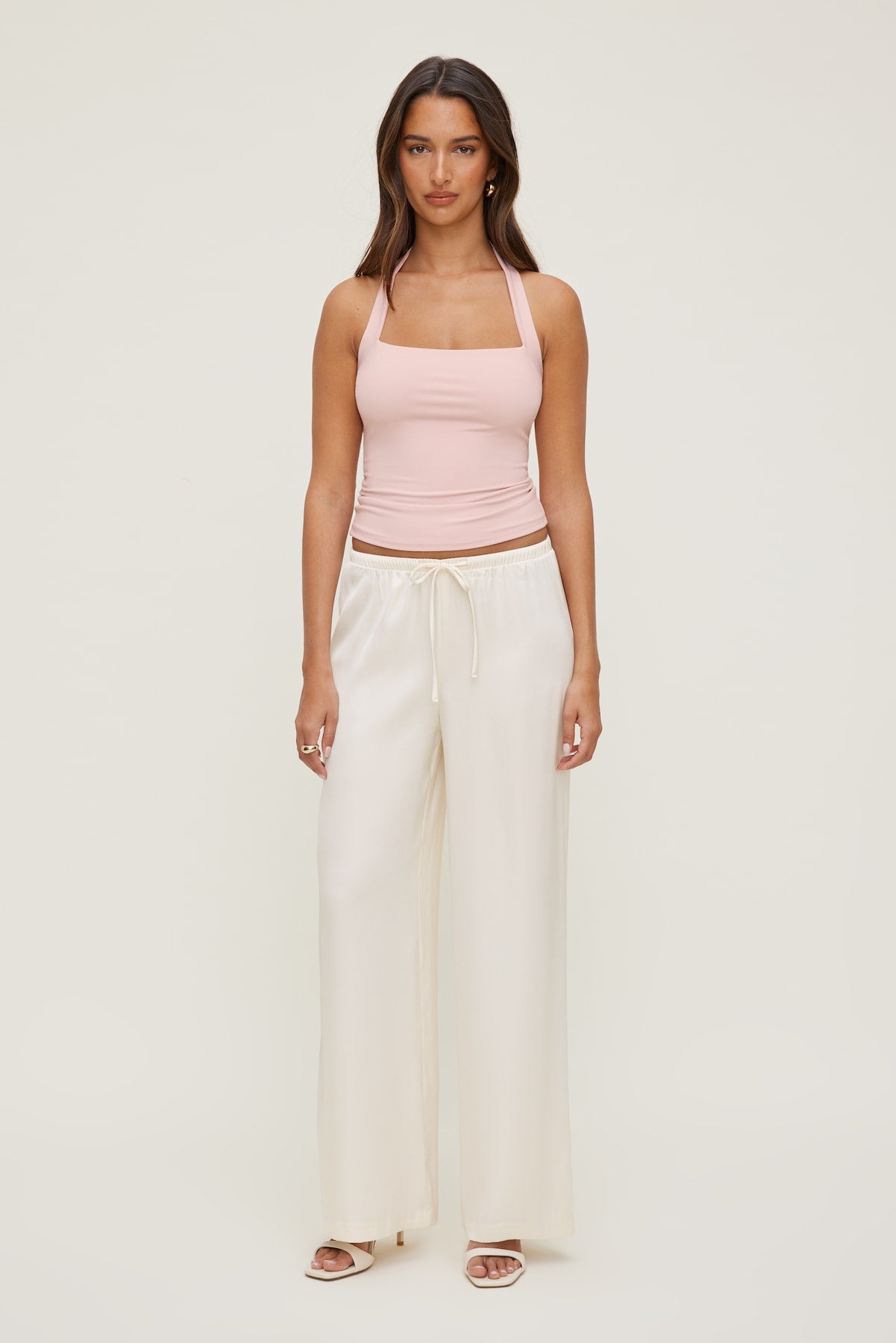 Sculpt Halter Top Pink - Dynamite
