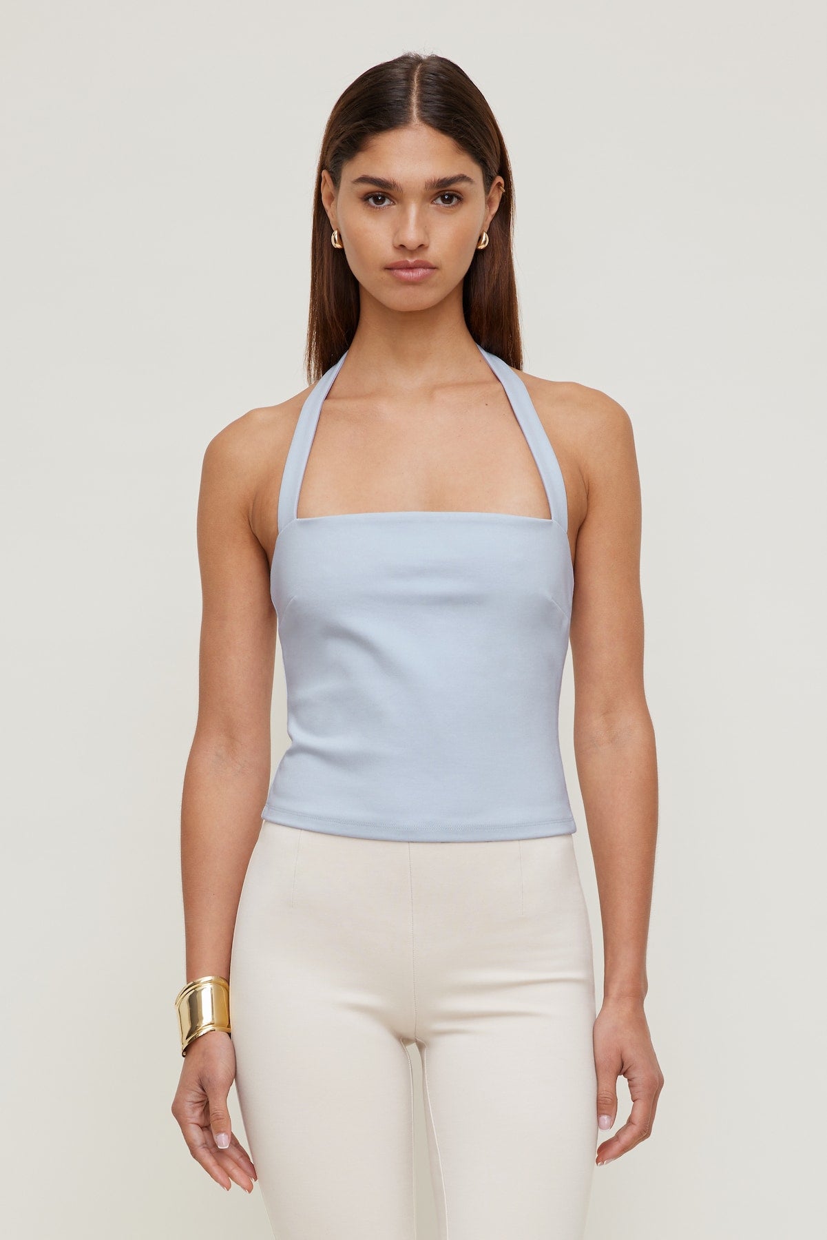 Ponte Halter Top Blue - Dynamite