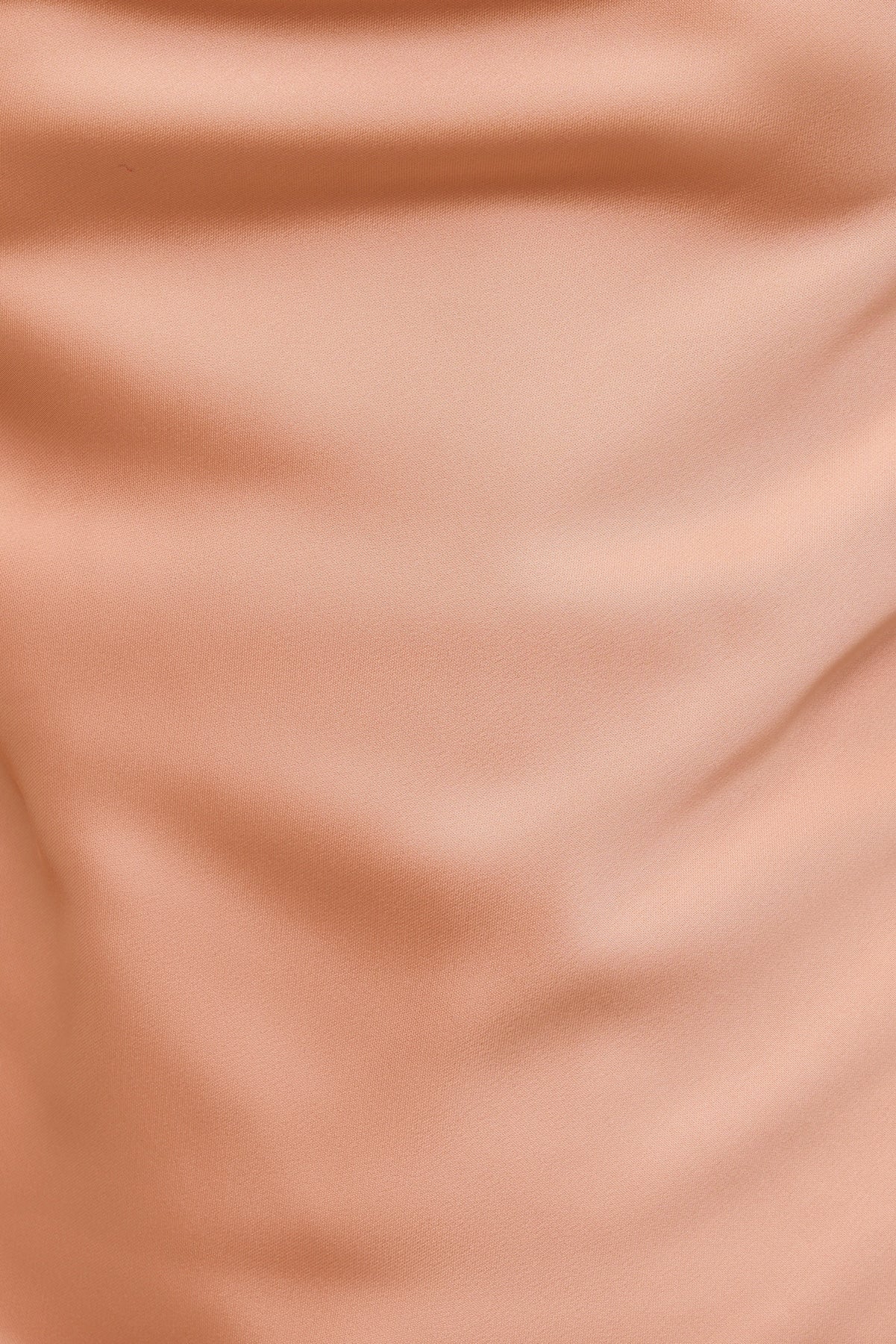 Camila Satin Cowl Halter Neck Blouse Orange - Dynamite