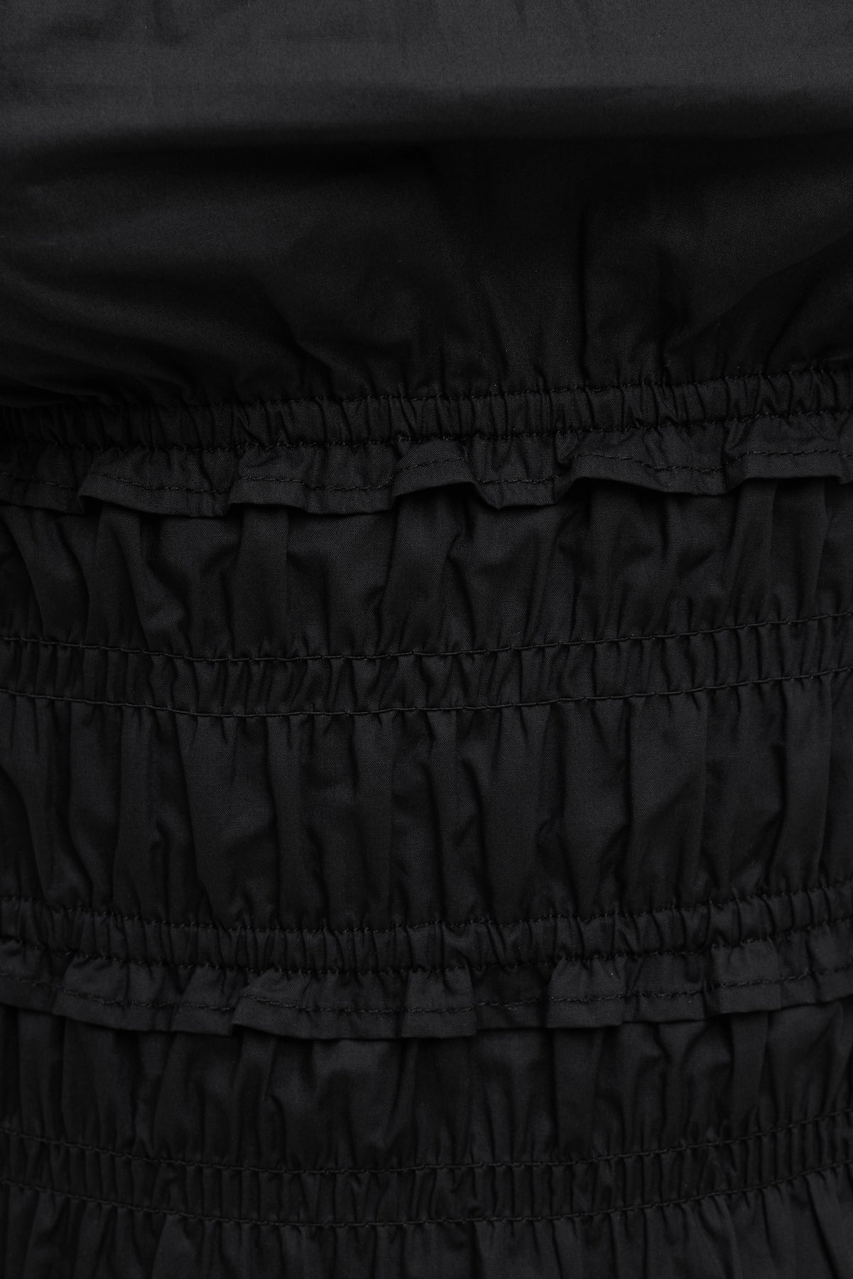 Smocked Poplin Cami Top BLACK - Dynamite