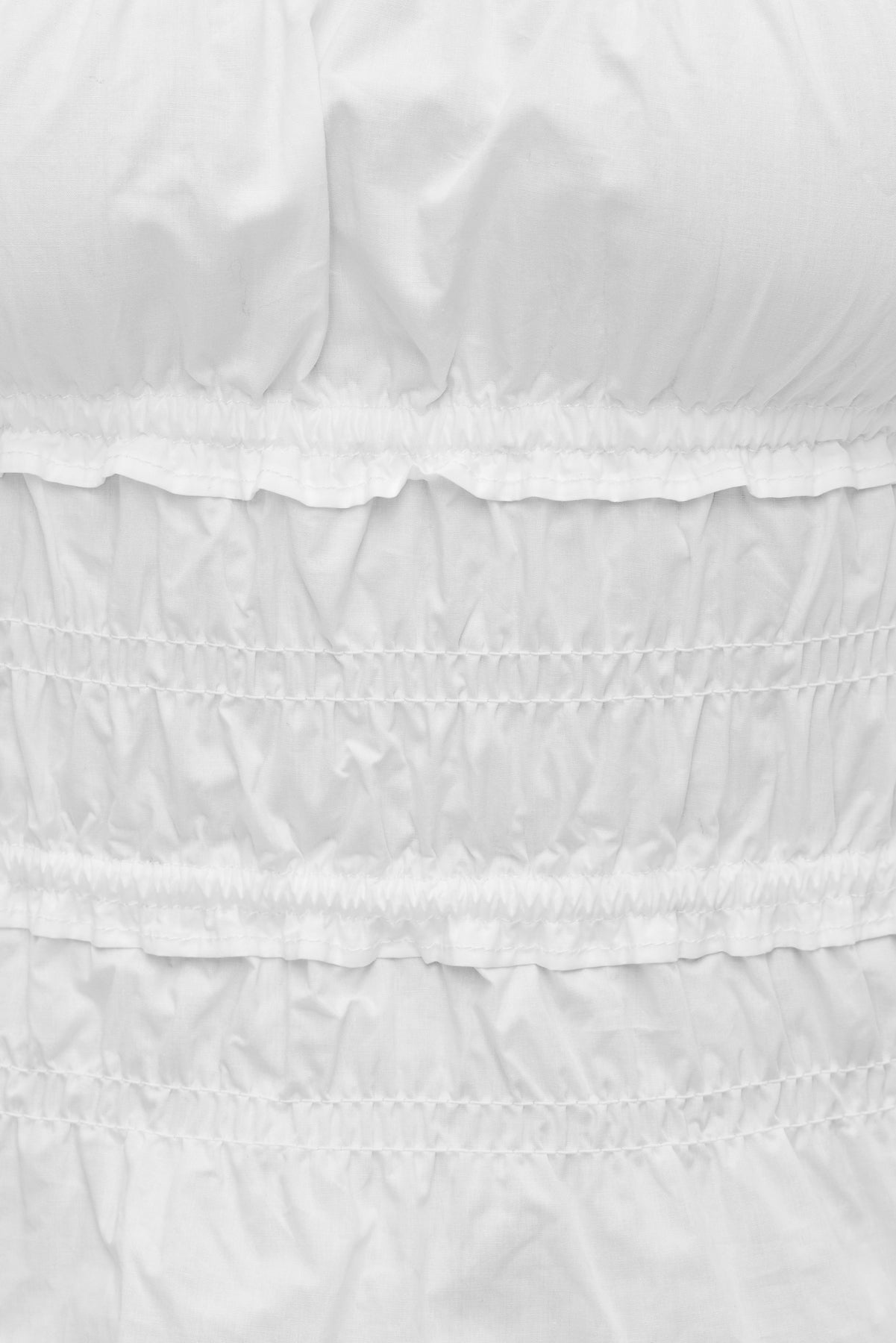 Smocked Poplin Cami Top White - Dynamite