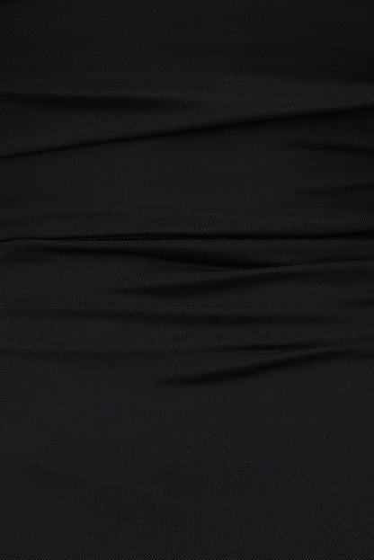 Kristina Mesh Maxi Dress Black - Dynamite