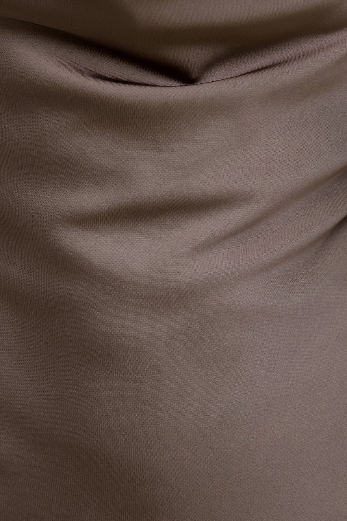 Camila Satin Romper Mini Dress Brown - Dynamite