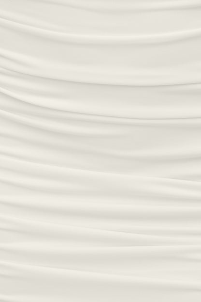 Sculpt Keyhole Mini Dress White - Dynamite