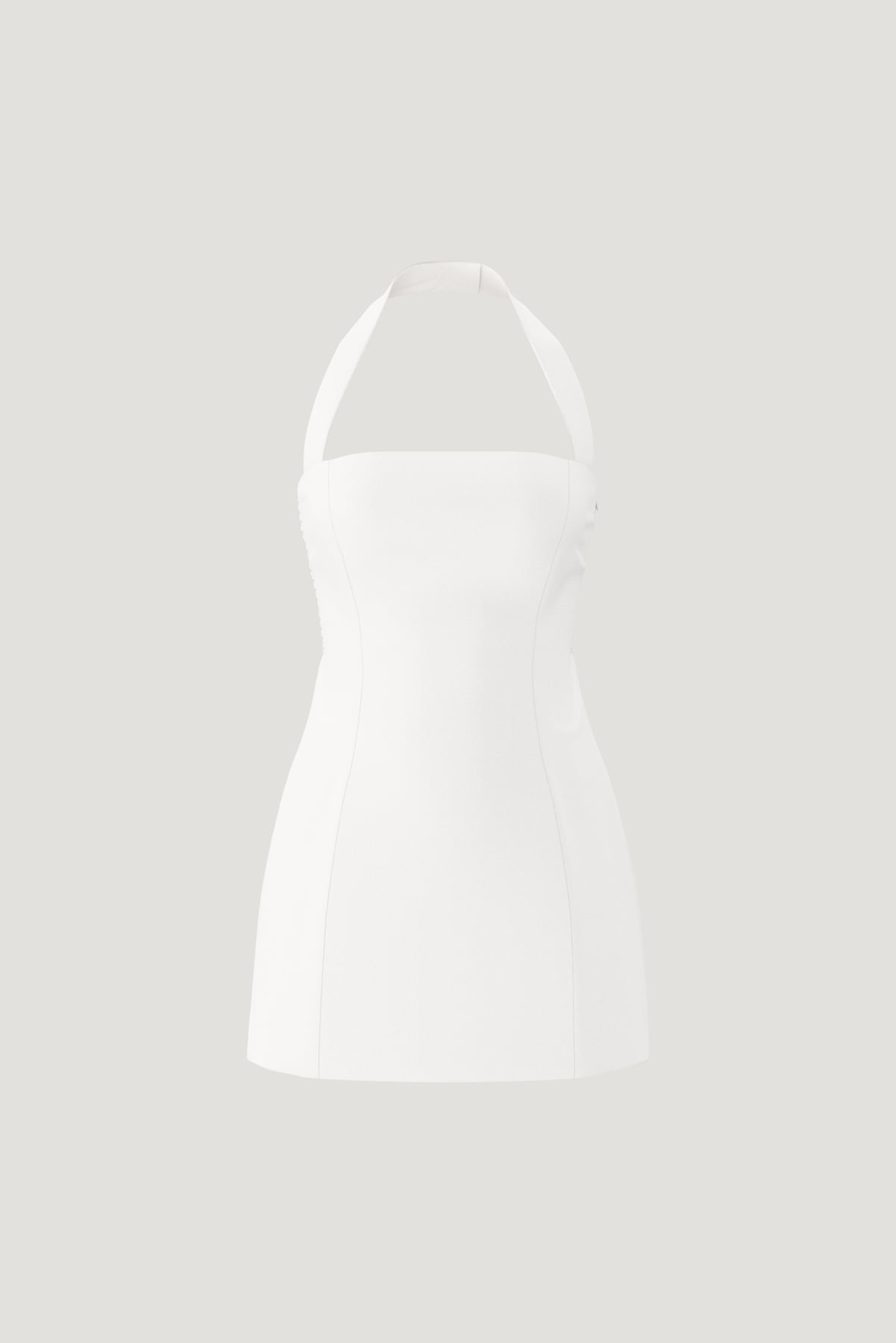 Alaya Linen Mini Dress White - Dynamite