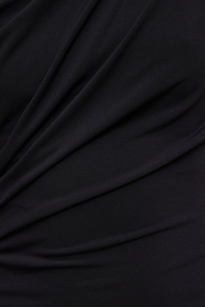 Sculpt Open Back Mini Dress Black - Dynamite