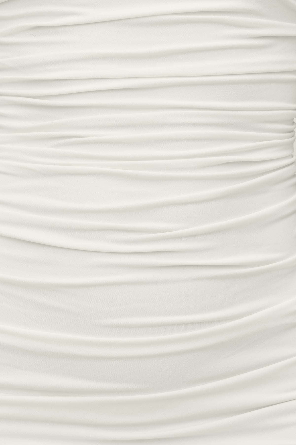 Sculpt Ruched Mini Dress White - Dynamite
