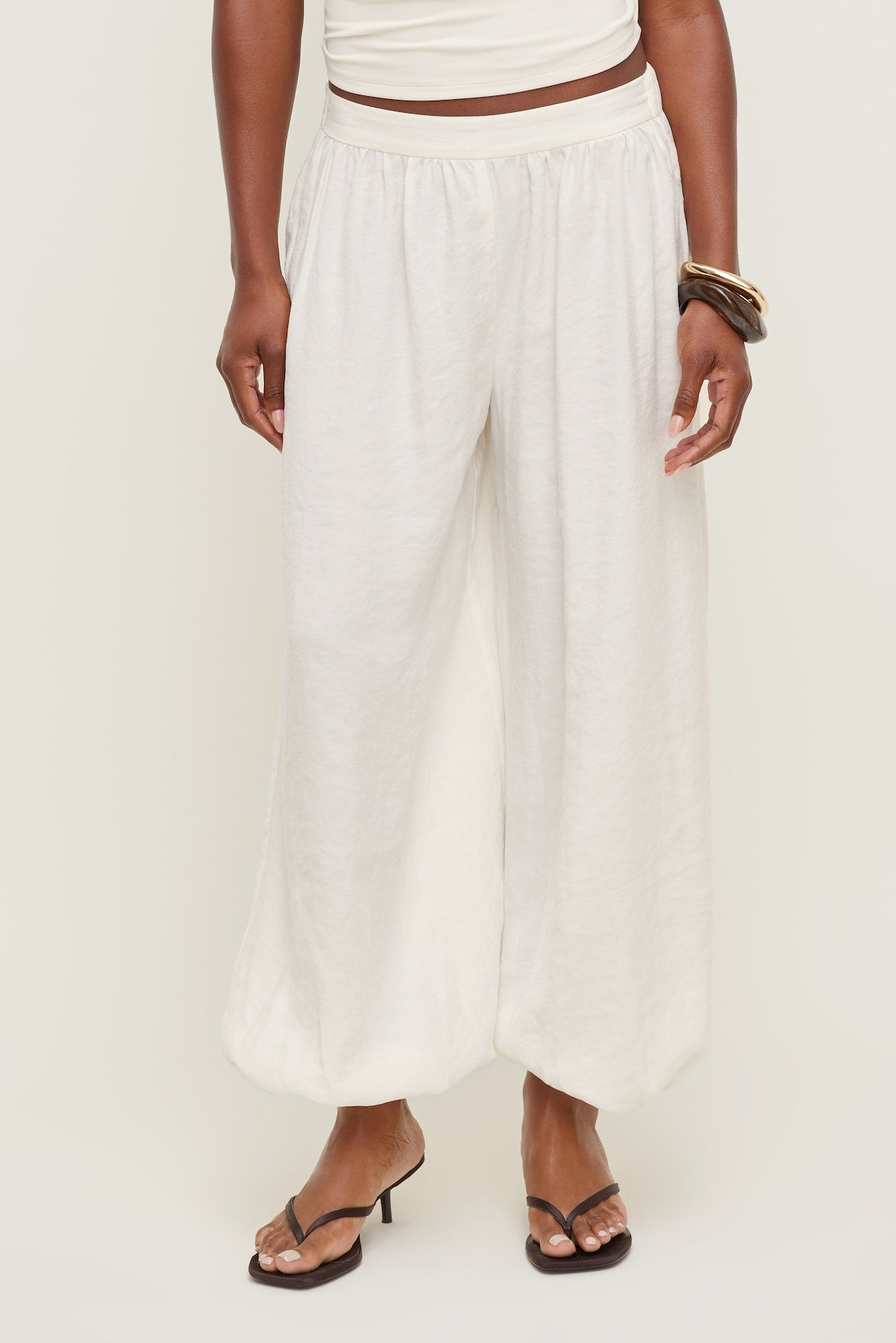 Balloon Pants White - Dynamite