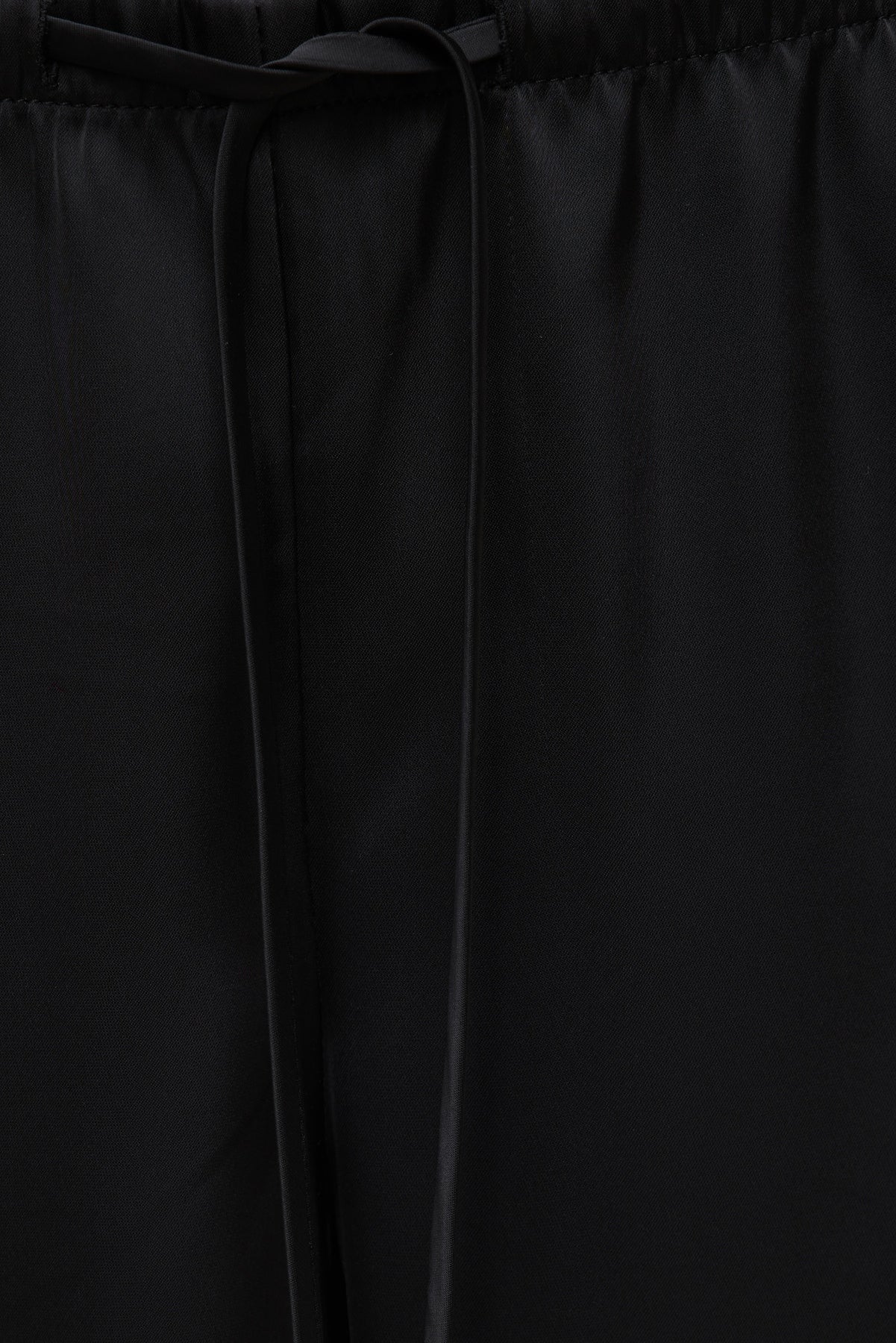 Leo Satin Wide Leg Pants Black - Dynamite