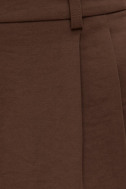 Alex Airflow Wide Leg Pants Brown - Dynamite