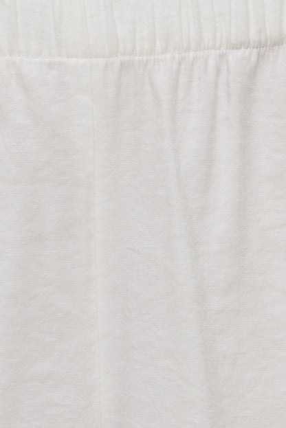 Priya Wide Leg Pants White - Dynamite