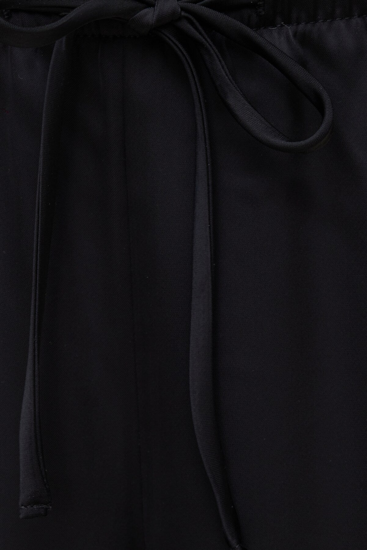Leo Satin Wide Leg Pants Black - Dynamite