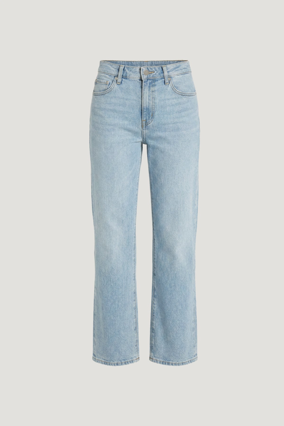 Low Rise Relaxed Straight Leg Jeans Blue - Dynamite