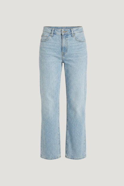 Low Rise Relaxed Straight Leg Jeans Blue - Dynamite
