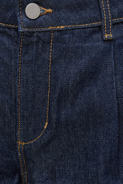 Eliana High Rise Jean Shorts Blue - Dynamite