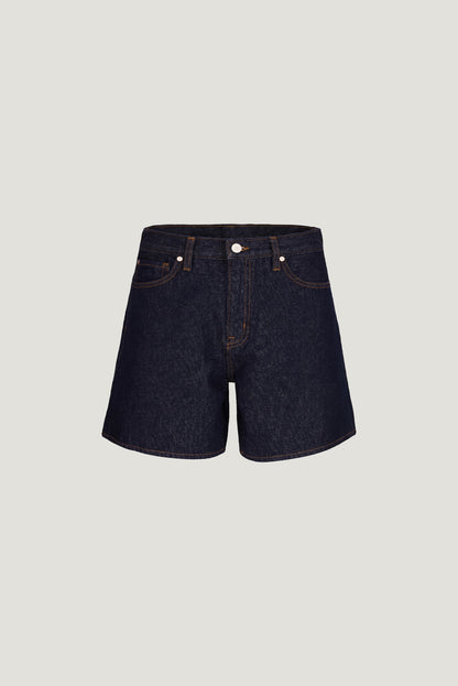 Harper High Rise Jean Shorts Blue - Dynamite