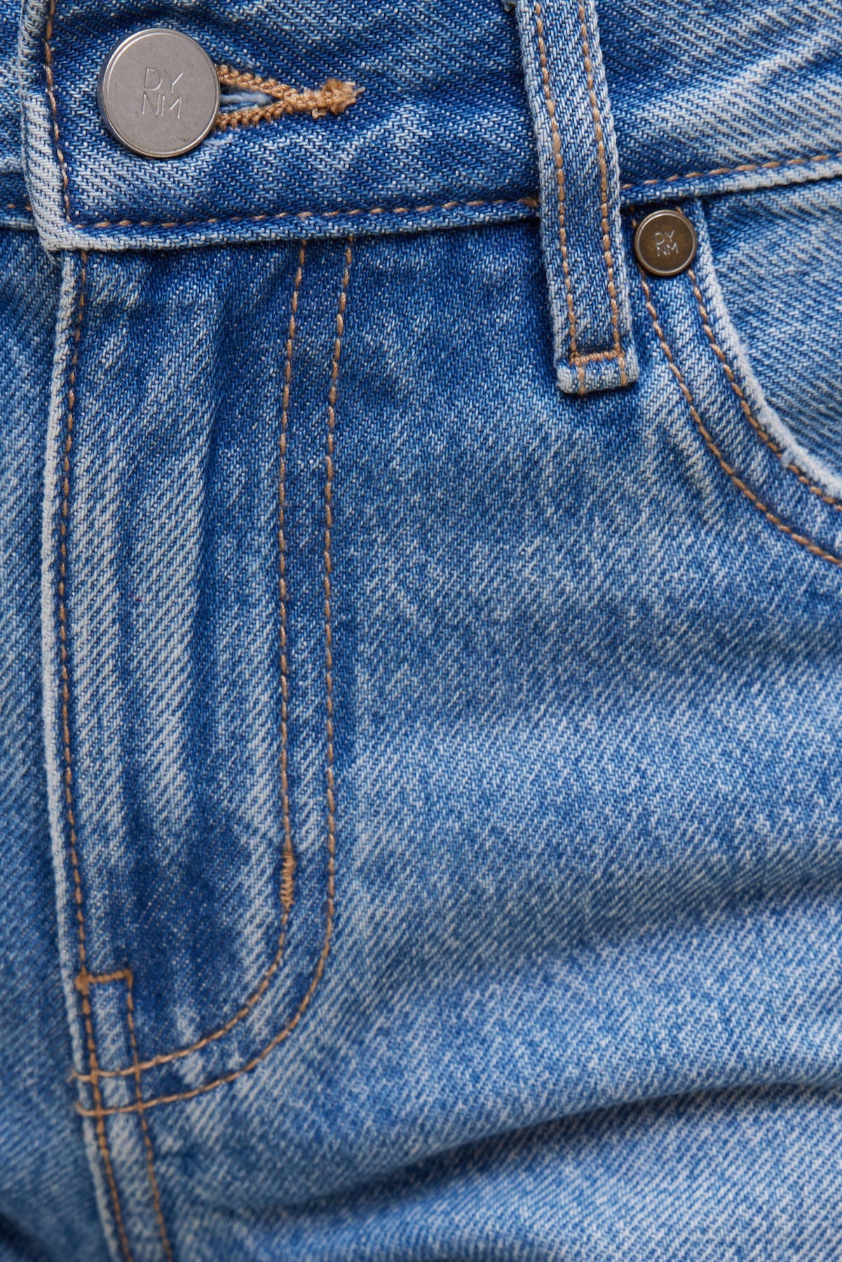 James Relaxed Mid Rise Jean Shorts Blue - Dynamite