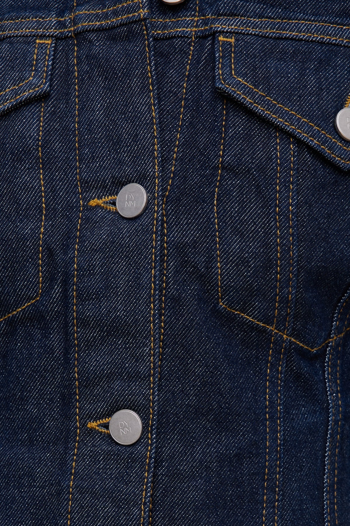 Cinched Denim Jacket Blue - Dynamite