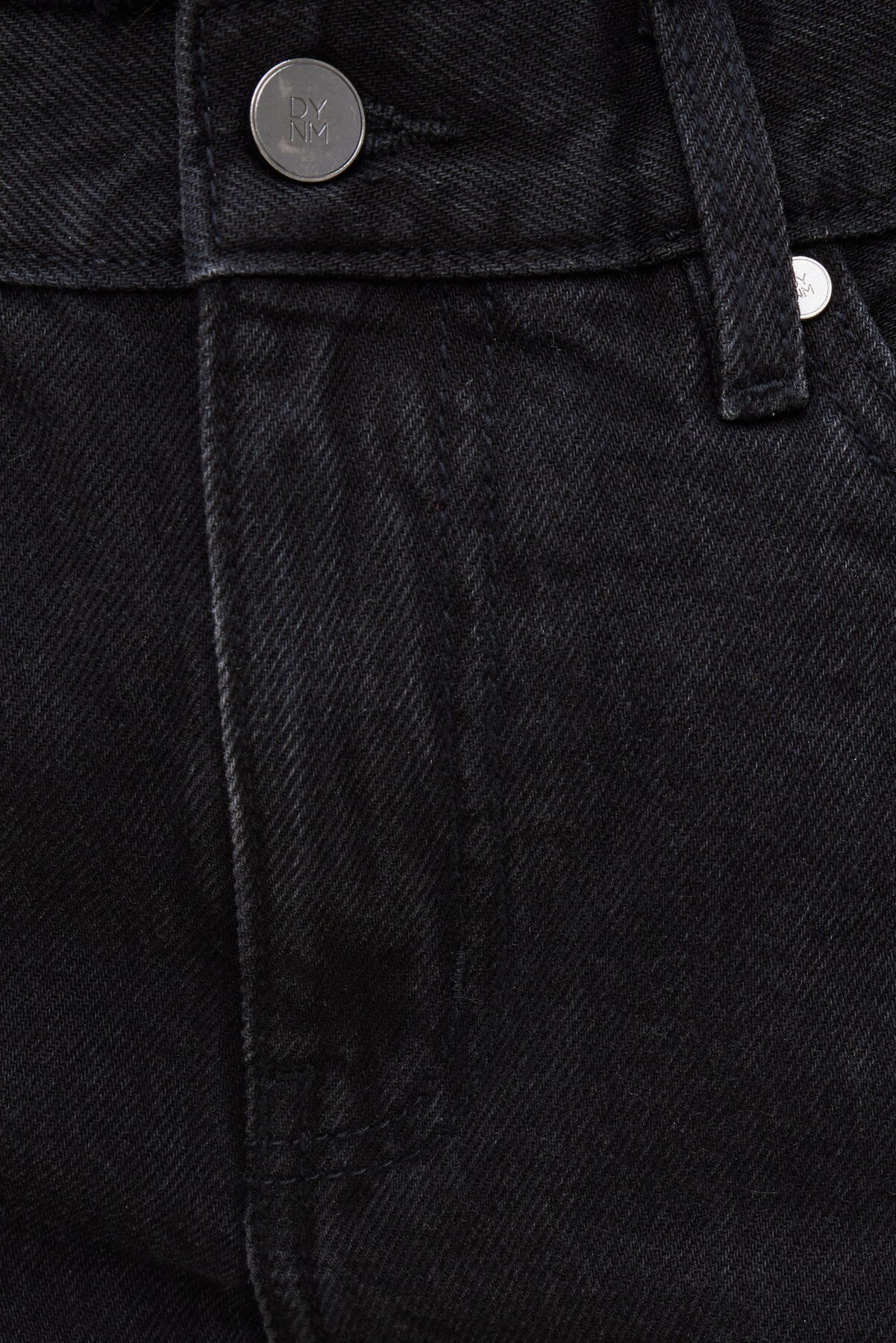 James Relaxed Mid Rise Jean Shorts Black - Dynamite