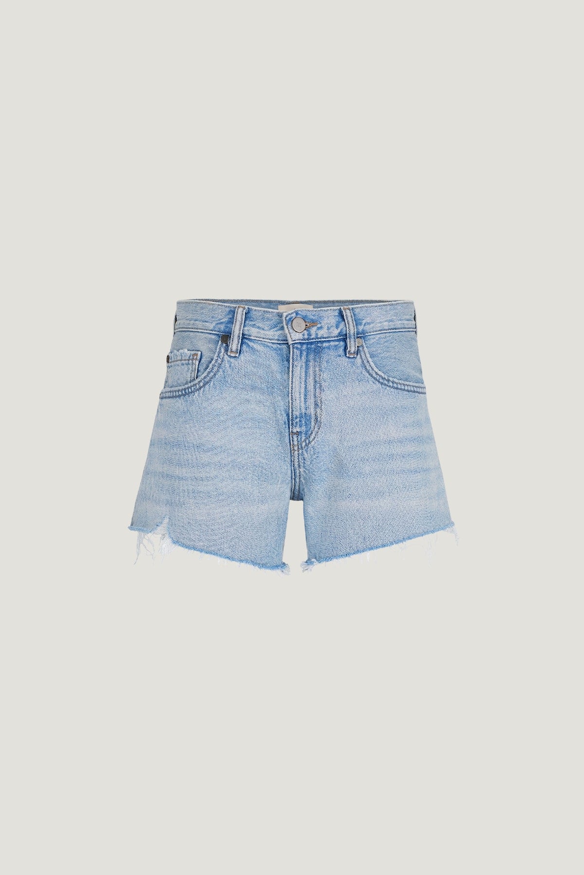 James Relaxed Mid Rise Jean Shorts Blue - Dynamite