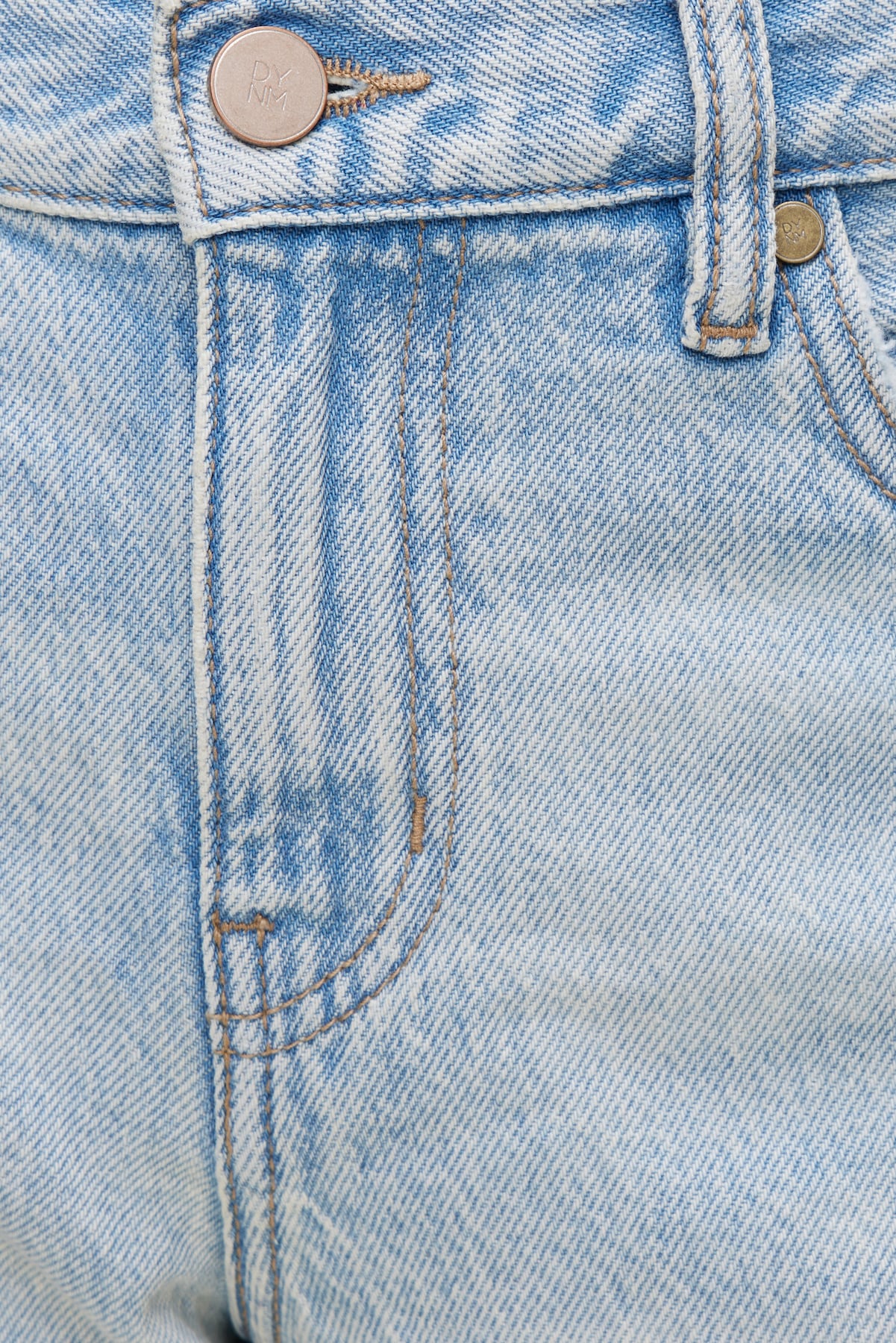James Relaxed Mid Rise Jean Shorts Blue - Dynamite