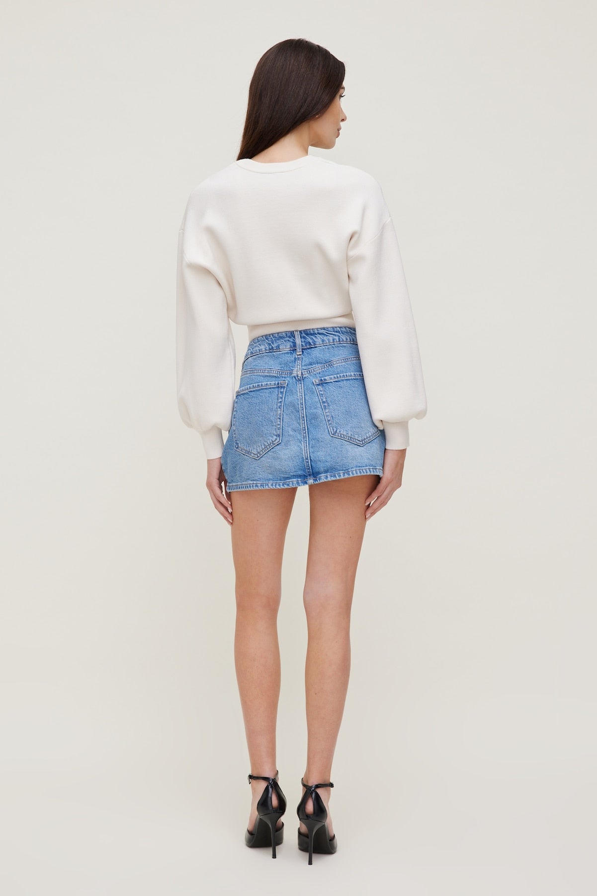 Gia Mini Denim Skort Blue - Dynamite