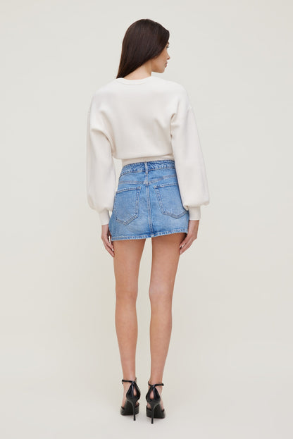 Gia Mini Denim Skort Blue - Dynamite