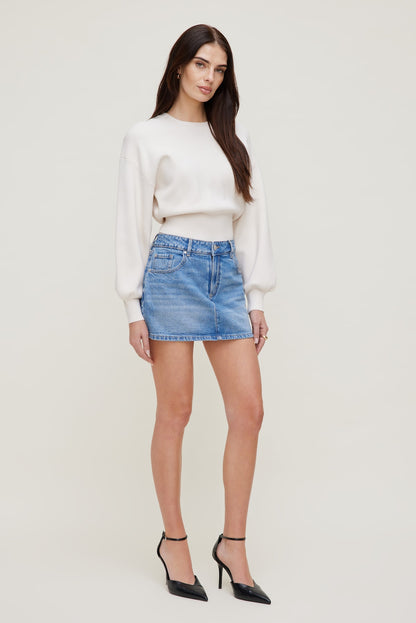 Gia Mini Denim Skort Blue - Dynamite