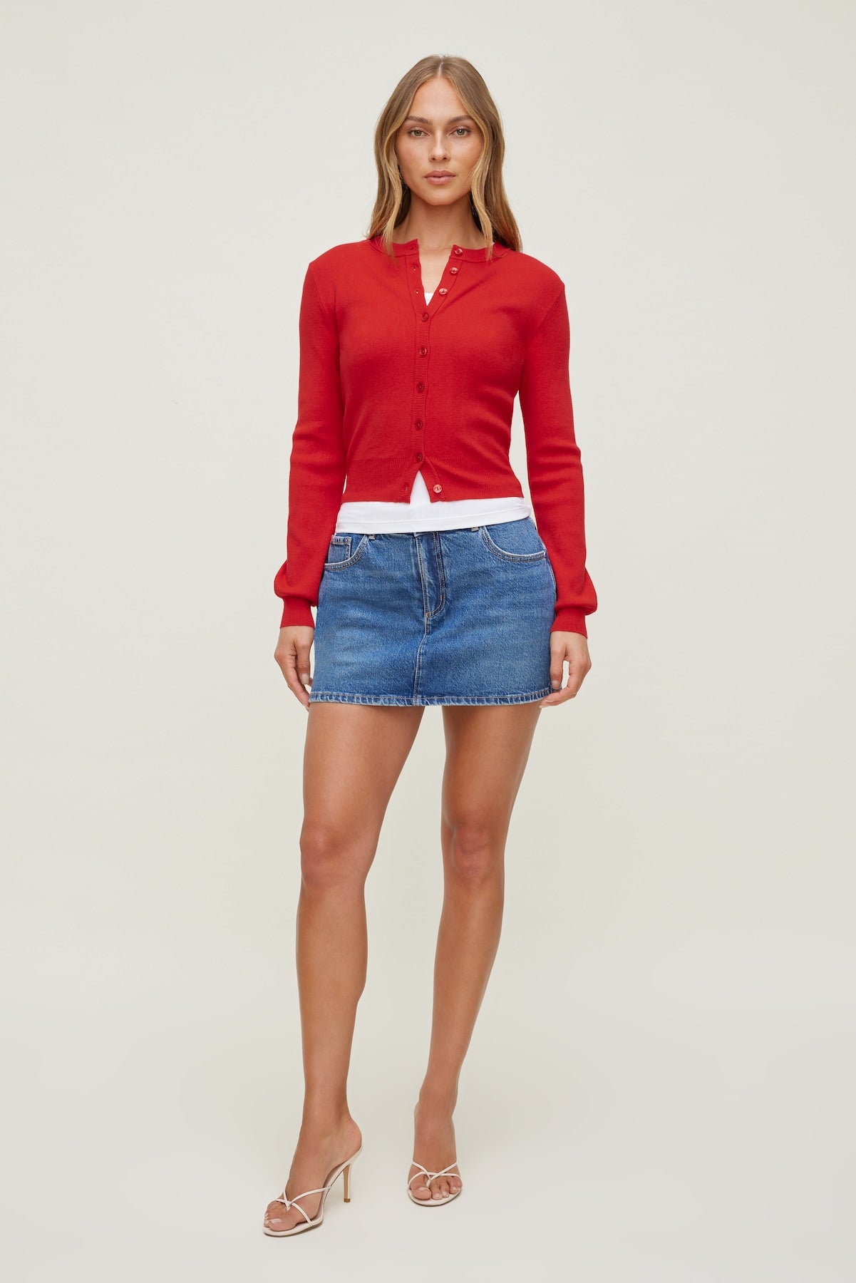 Gia Mini Denim Skort Blue - Dynamite