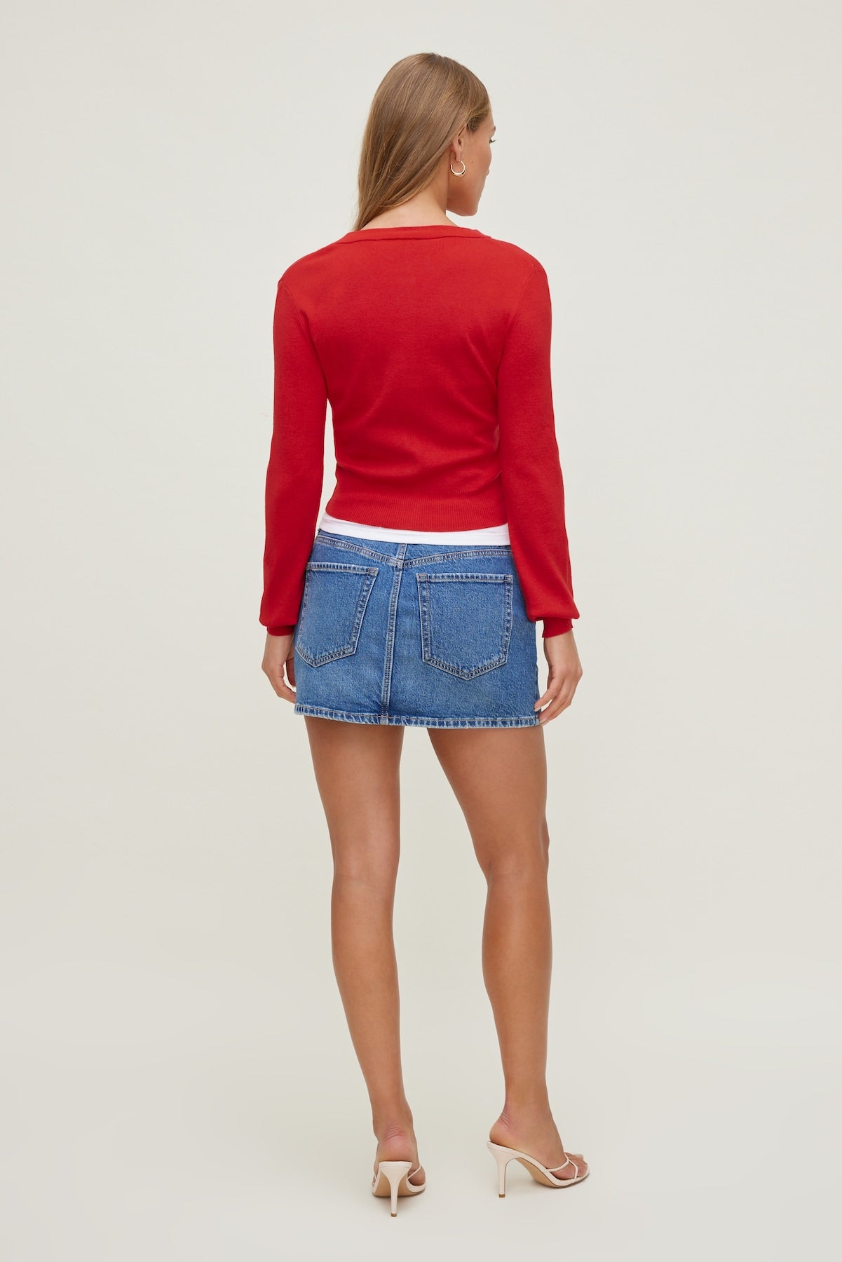 Gia Mini Denim Skort Blue - Dynamite